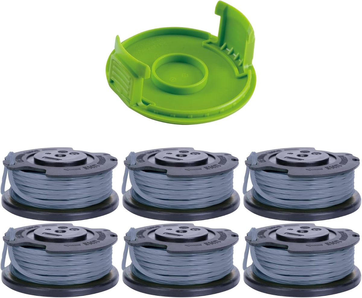 0.080" Single Line Auto-Feed 6-Pack Spools with Spool Cover