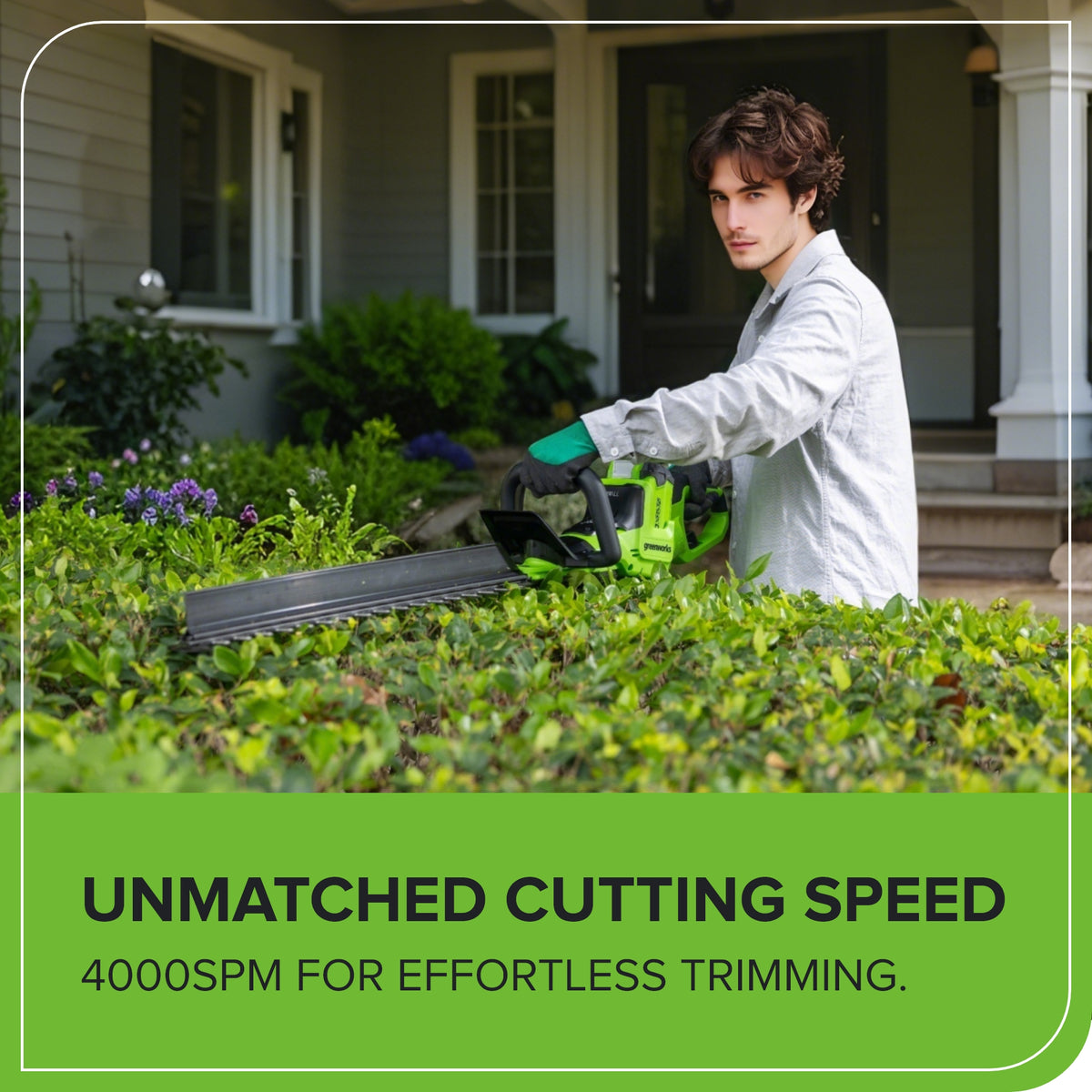 40V 26" Cordless Battery Hedge Trimmer (Tool Only)