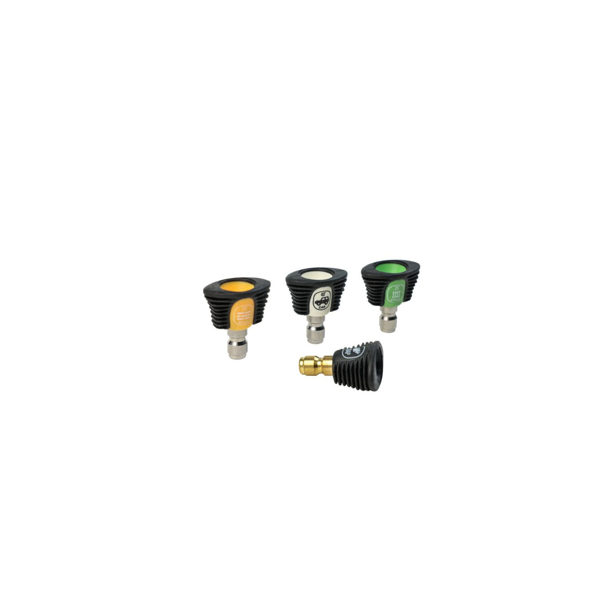 Universal Rubber Grib Pressure Washer Nozzle Set