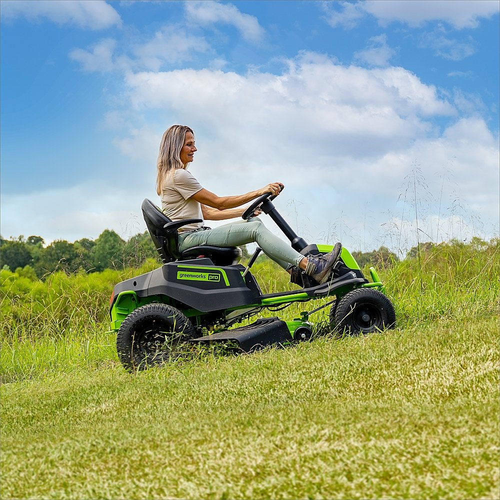 80V 42" Cordless Battery CrossoverT Riding Lawn Mower, Twelve (12) 4.0 Ah Batteries and (3) Dual-Port Turbo Chargers, CRT4281