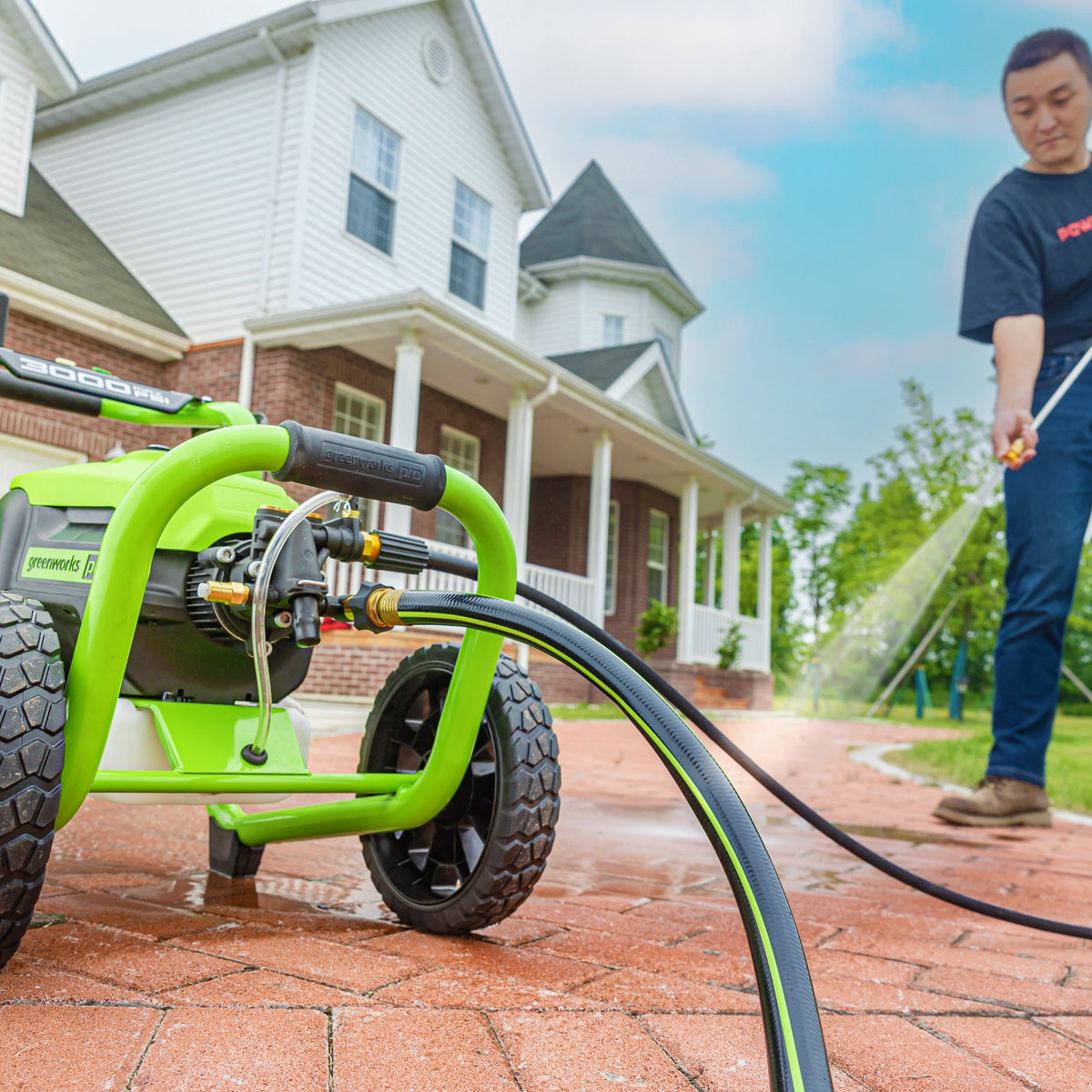 3000 PSI Pressure Washer, 15" Surface Cleaner and Extension Combo Kit