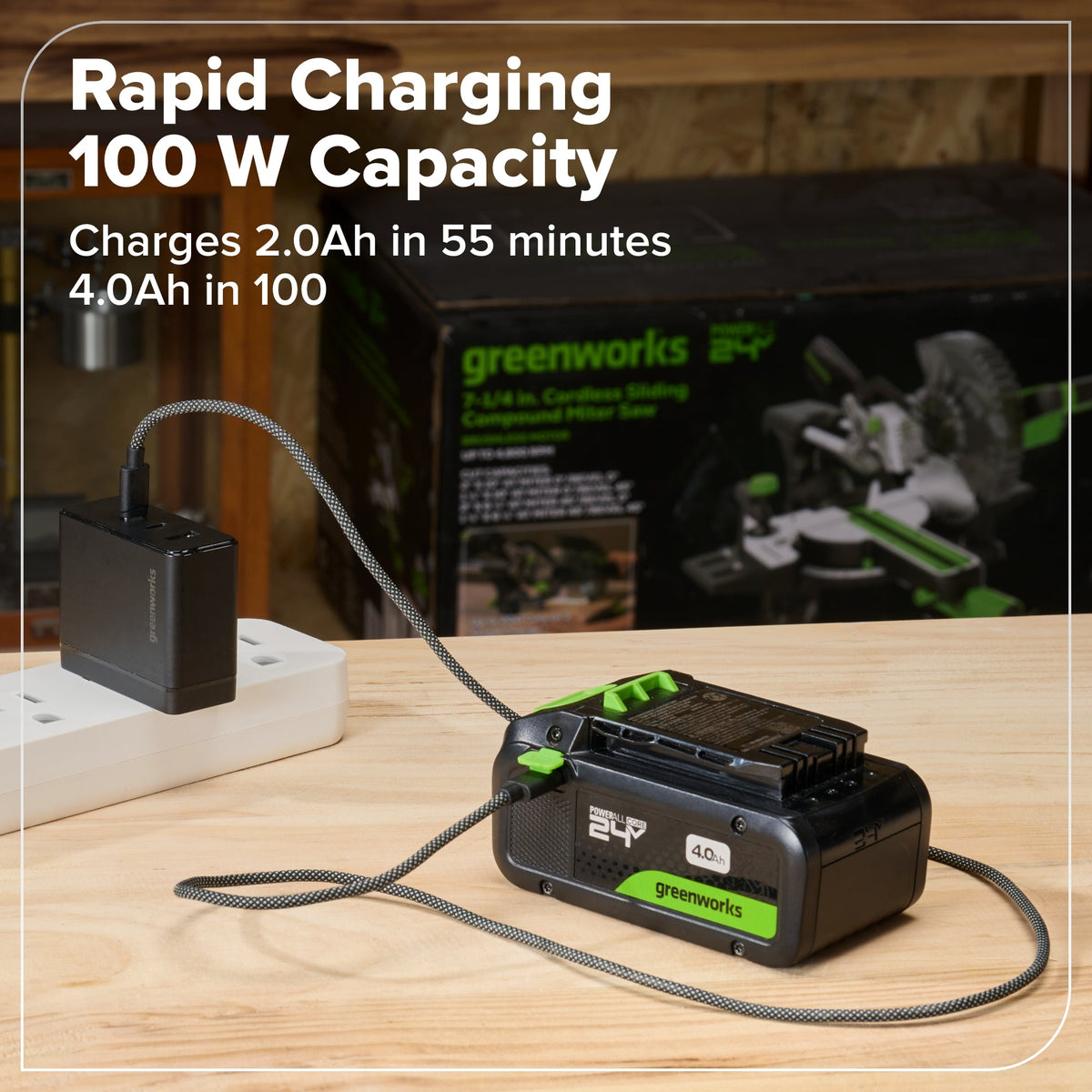 24V Brushless 1/2" 400 in/lbs Drill / Driver and 6.5" Circular Saw Combo Kit w/ (2) 2.0Ah USB-C Batteries and 65W USB-C Fast Charger