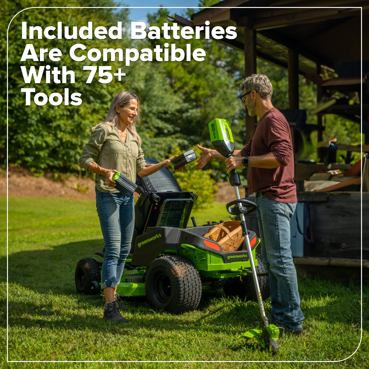 80V 42" Cordless Battery CrossoverZ Zero Turn Lawn Mower, (6) 6Ah Batteries and 600W Wall Charger, CRZ4282