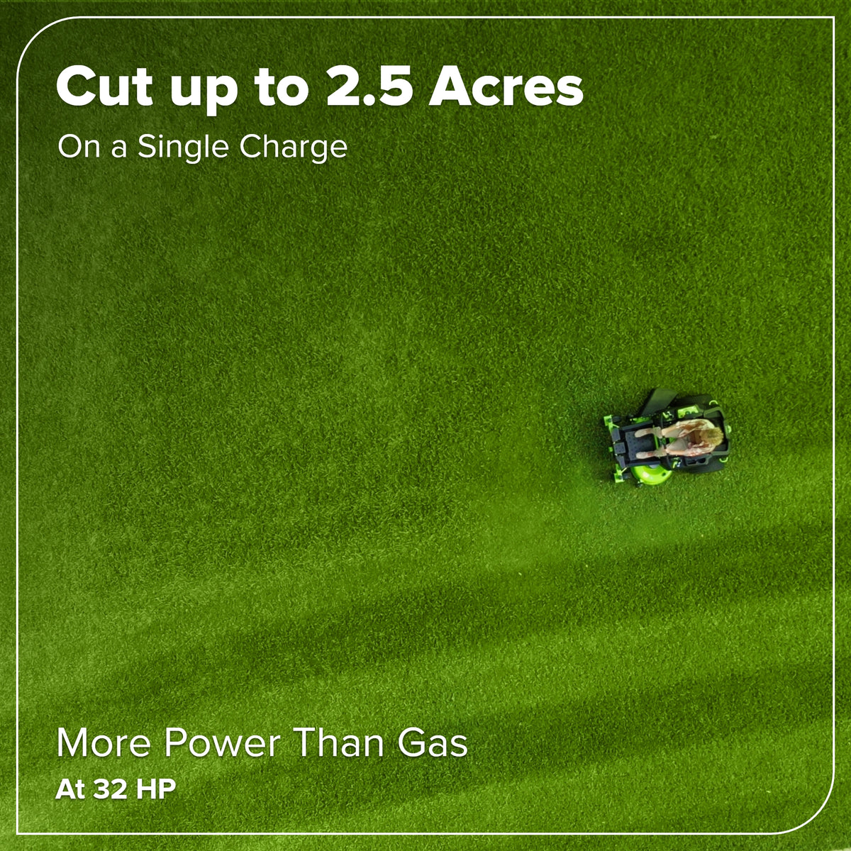 80V 42" Cordless Battery CrossoverZ Zero Turn Lawn Mower, (6) 6Ah Batteries and 600W Wall Charger, CRZ4282