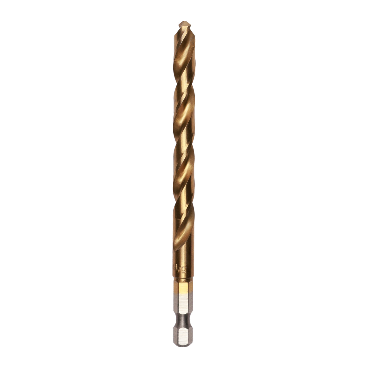 Half Ground 5/16-inch Hex Shank Titanium Drill Bit Set