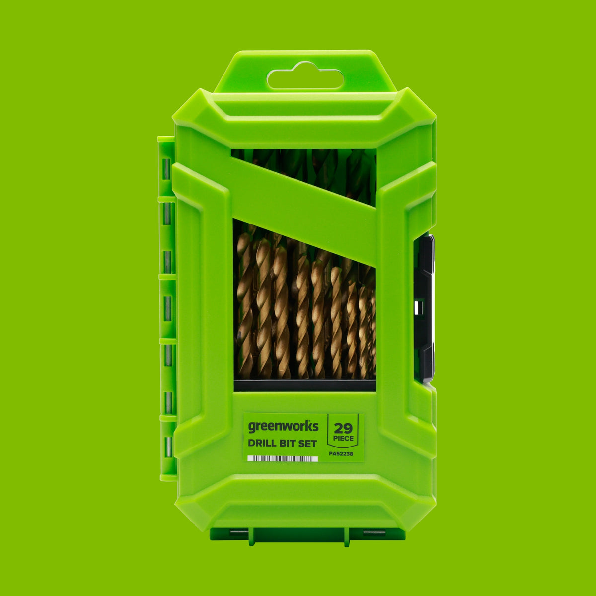 Half Ground 29-PC Titanium High-Speed Steel Index Drill Bit Set