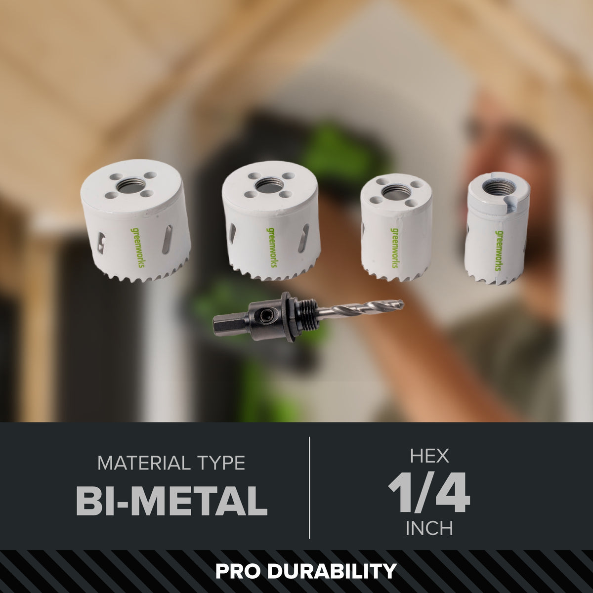 Pro 5-PC BiMetal HoleSaw Kit