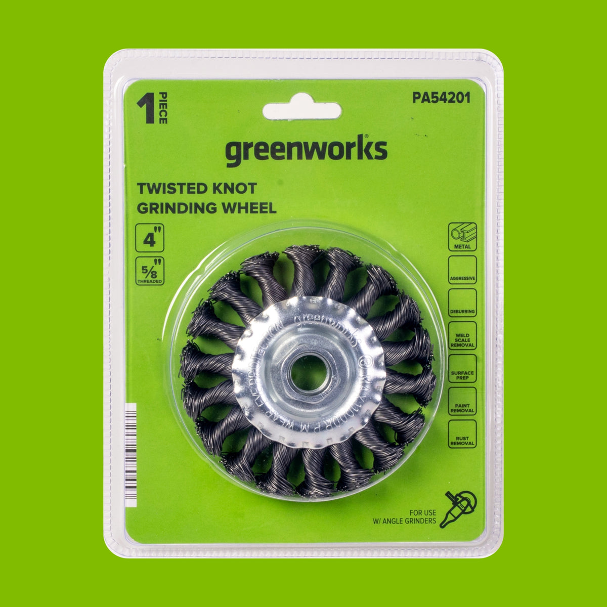 1-PC 4" Twisted Knot Grinding Wheel