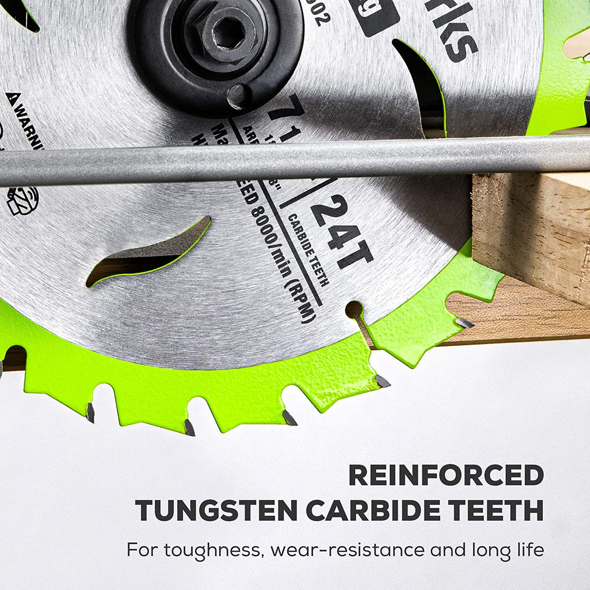 Greenworks 24V 7-1/4 " 24T Circular Saw Blades?3pc