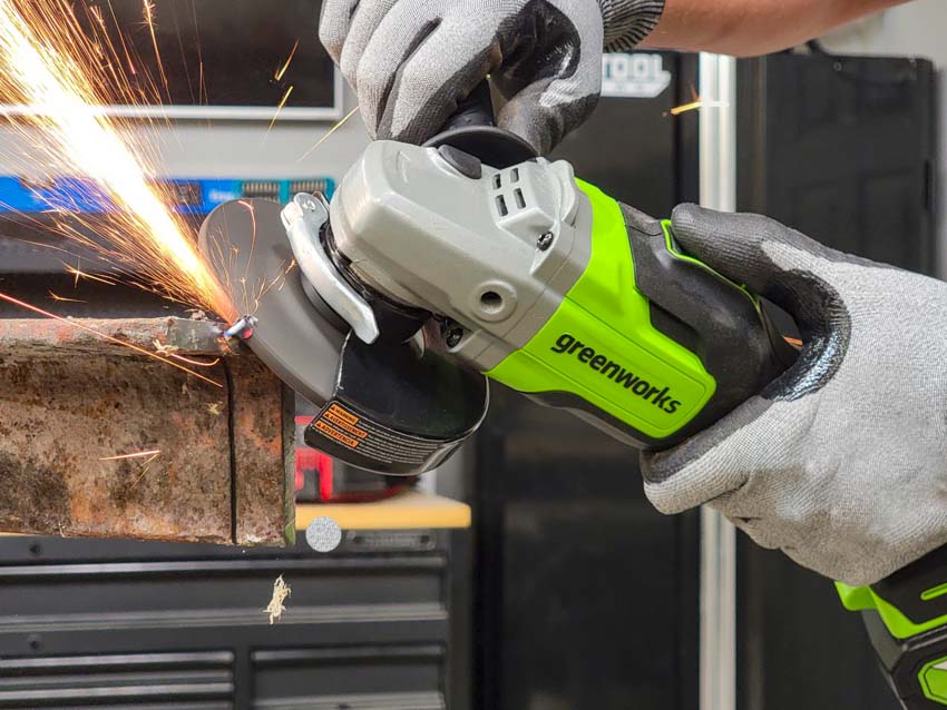 Greenworks 24V Cordless 4-1/2” Angle Grinder Review