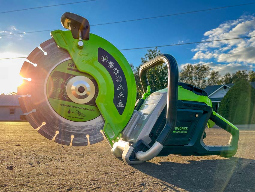 Greenworks Commercial 82V 12-Inch Cordless Power Cutter Review