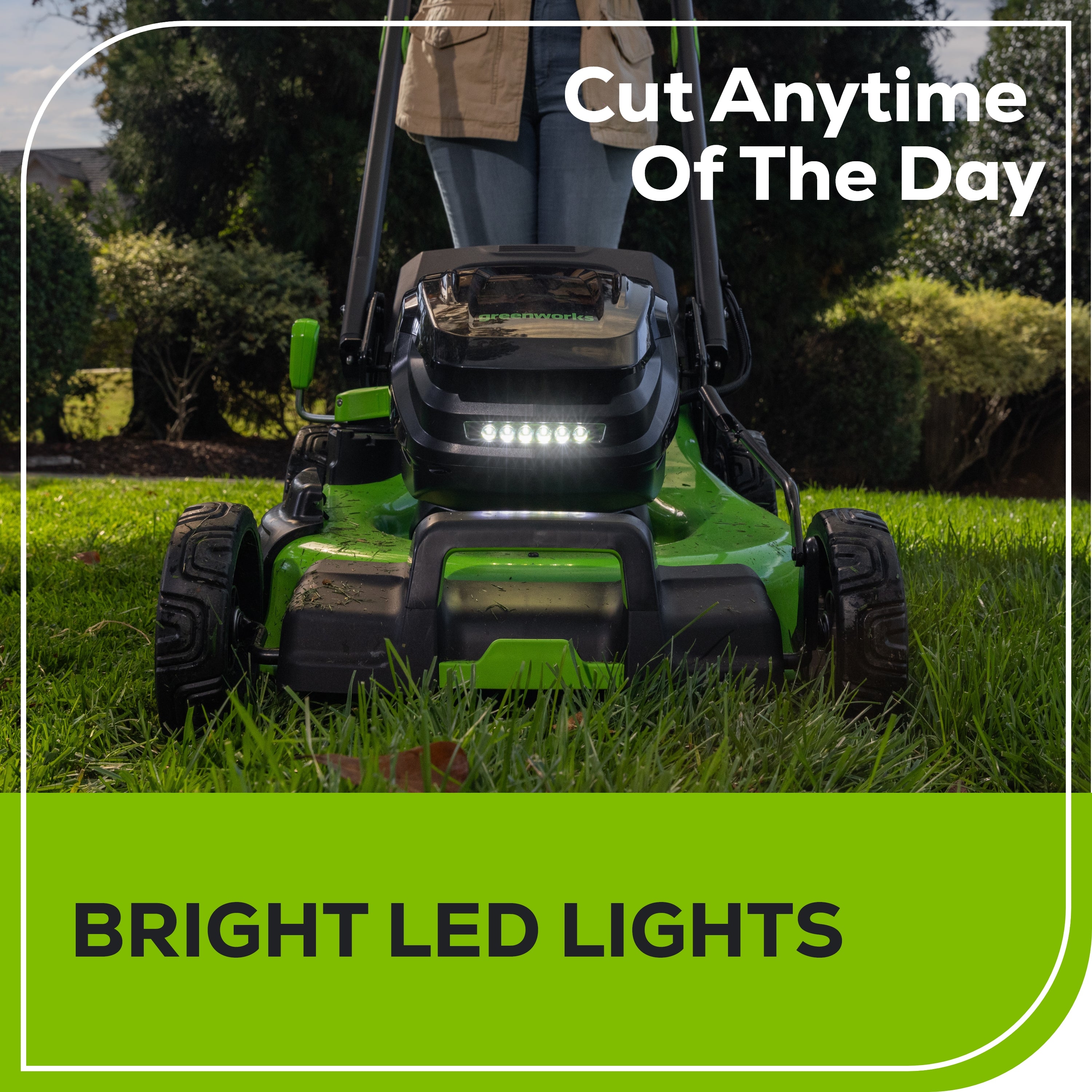 80V 22" Cordless Battery Dual Blade Self-Propelled Lawn Mower: (2) 4.0 Ah Batteries and Rapid Charger, LM2208S