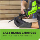 24V 1" One-Handed Compact Reciprocating Saw (Tool Only)