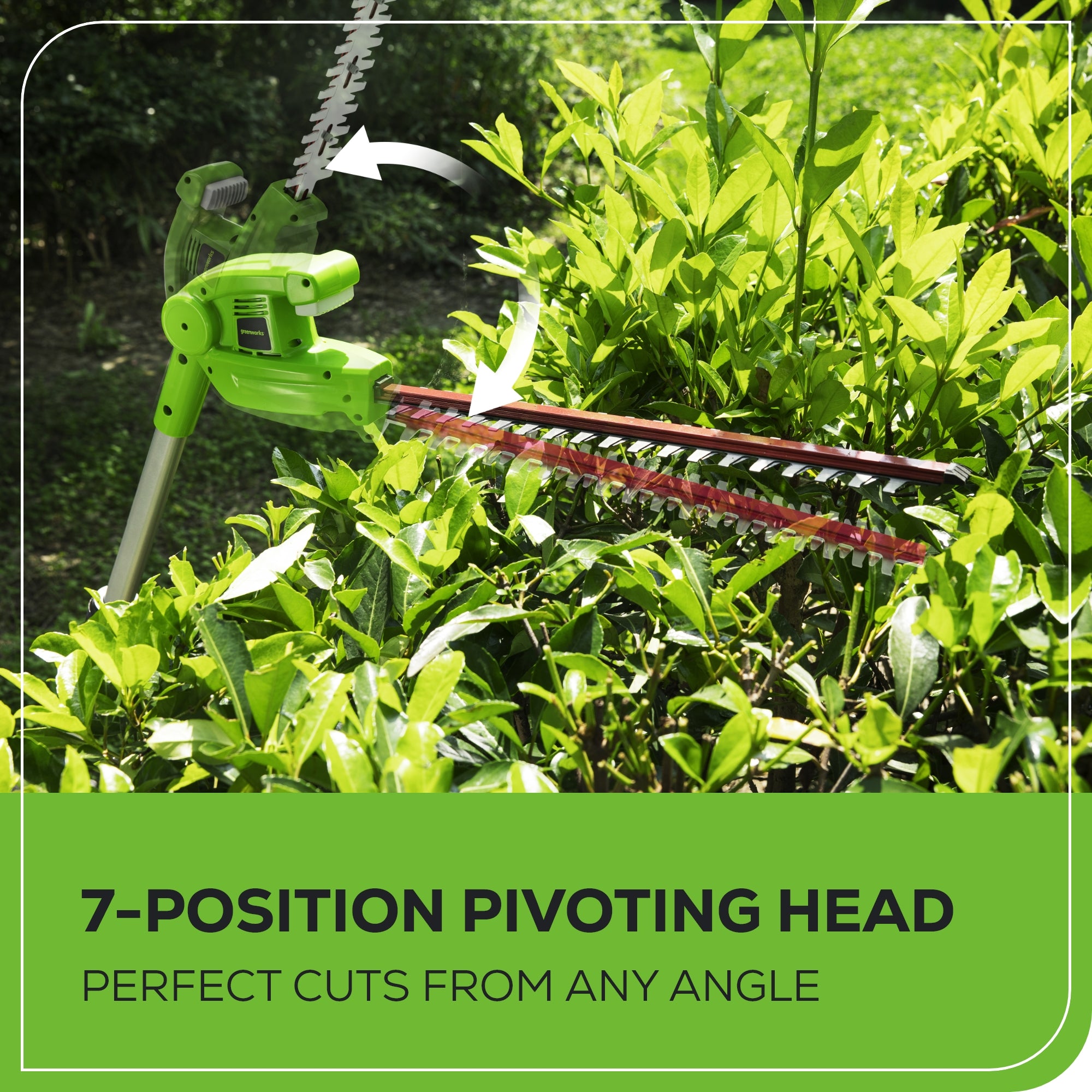 40V 8" Cordless Battery Pole Saw and Hedge Trimmer Attachment: 2.0 Ah Battery and Charger