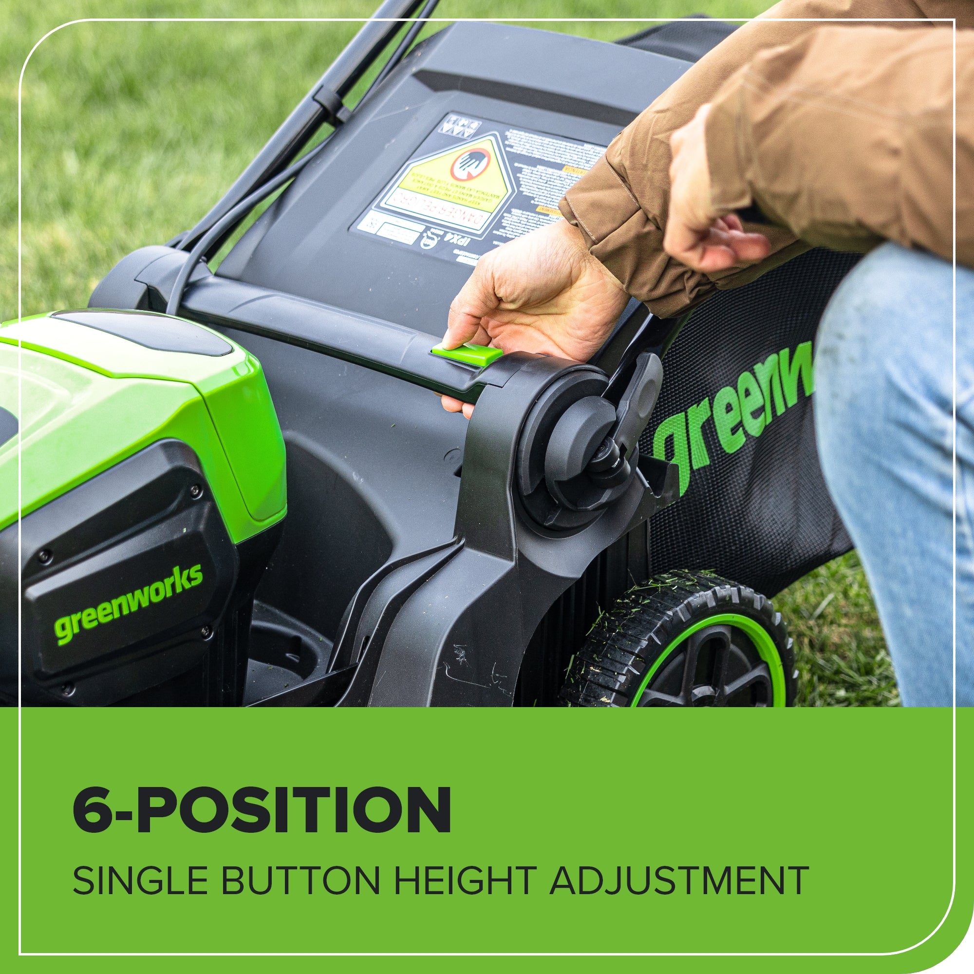 60V 17" Cordless Battery Push Lawn Mower and 610 CFM Jet Blower Combo Kit: 4.0 Ah Battery and Charger
