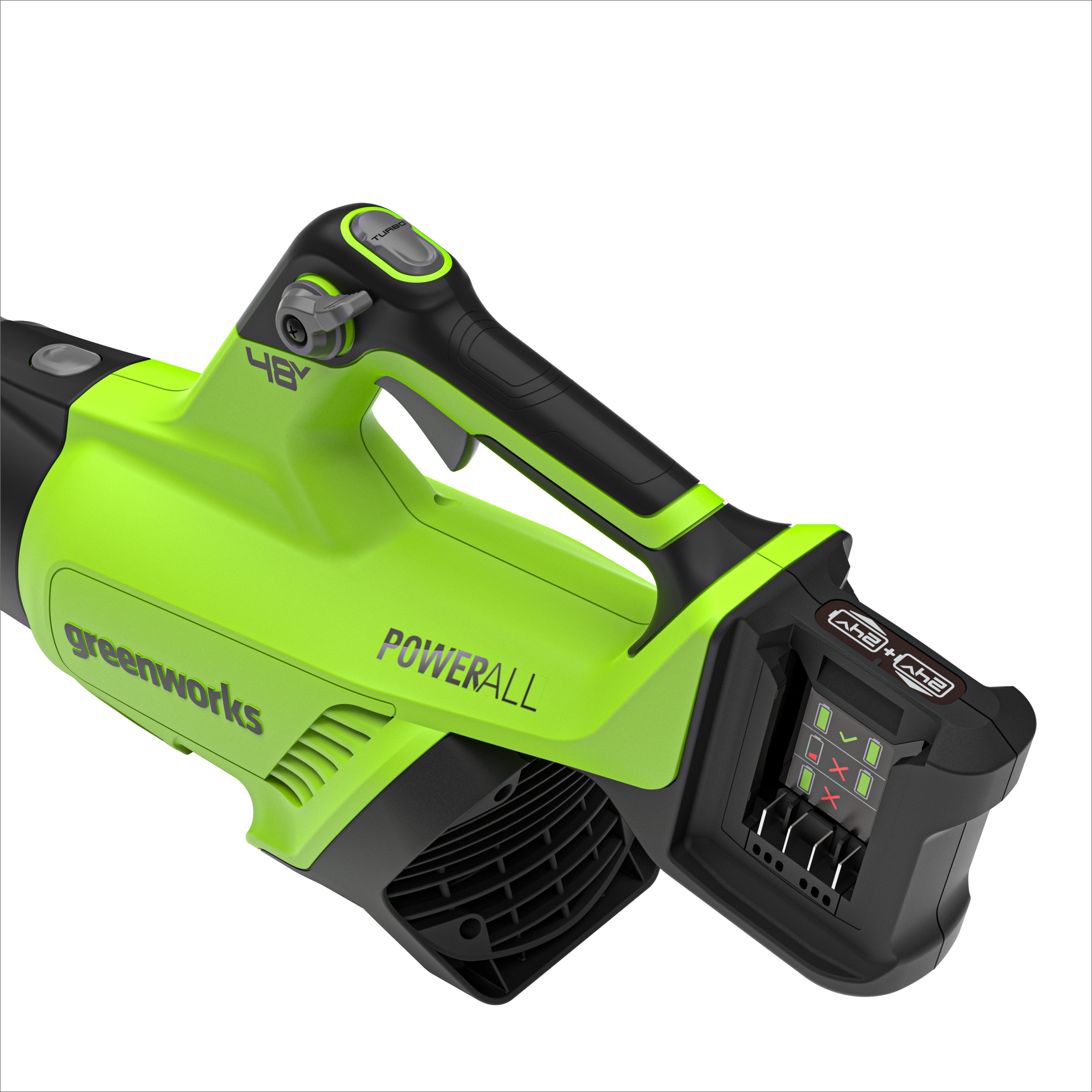 48V (24V x 2) 21" Cordless Battery Push Mower 3PC Combo Kit w/ (4) 4.0Ah High Power Batteries & (2) Dual Port Chargers