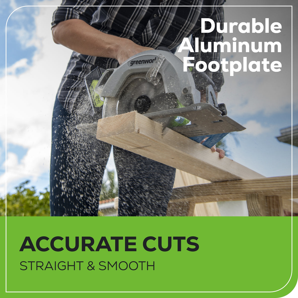 OPEN BOX 24V Circular Saw 7-1/4", Saw Blade and Dust Connector Kit: 4.0 Ah Battery and Charger