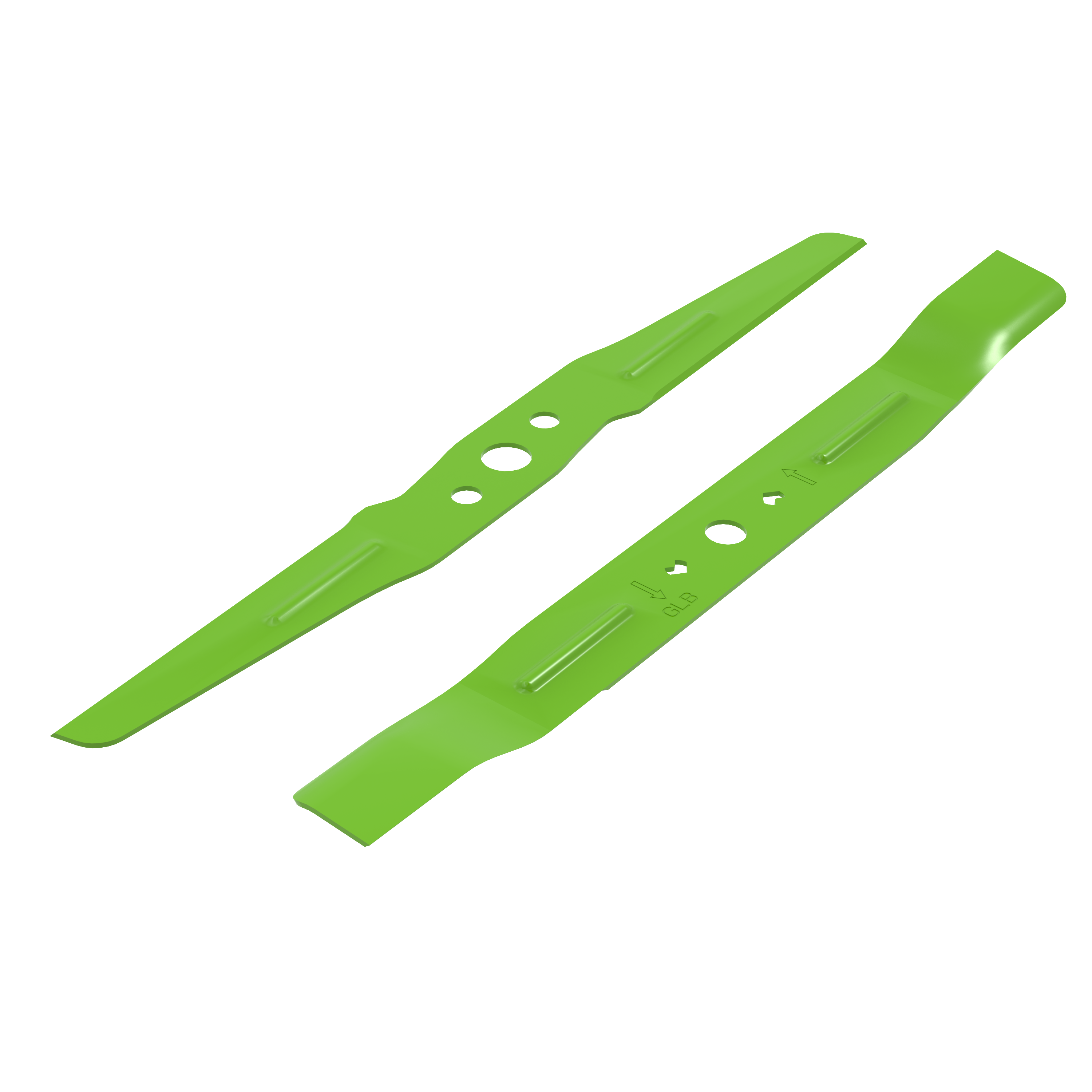 22" Dual Blade Mower Replacement Set (2 Blades Included)