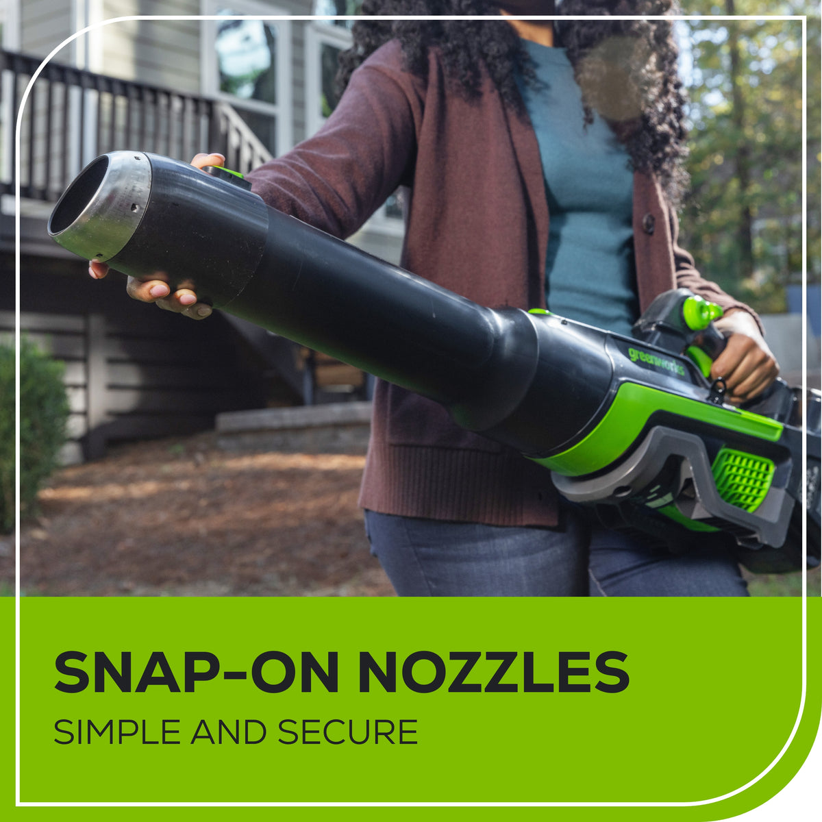 RENEWED 80V 800 CFM Brushless Leaf Blower: 2.5 Ah Battery and Charger