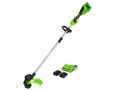 48V (2 X 24V) 15" TORQDRIVE™ Cordless String Trimmer w/ (2) 2.0 Ah USB Batteries | Greenworks