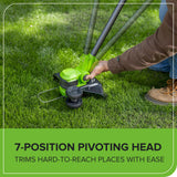 40V 13" Cordless Battery String Trimmer / Edger, 20PC Blades, (1)2.0 Ah Battery and (1)2A Charger