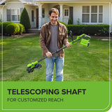 40V 13" Cordless Battery String Trimmer / Edger, 20PC Blades, (1)2.0 Ah Battery and (1)2A Charger