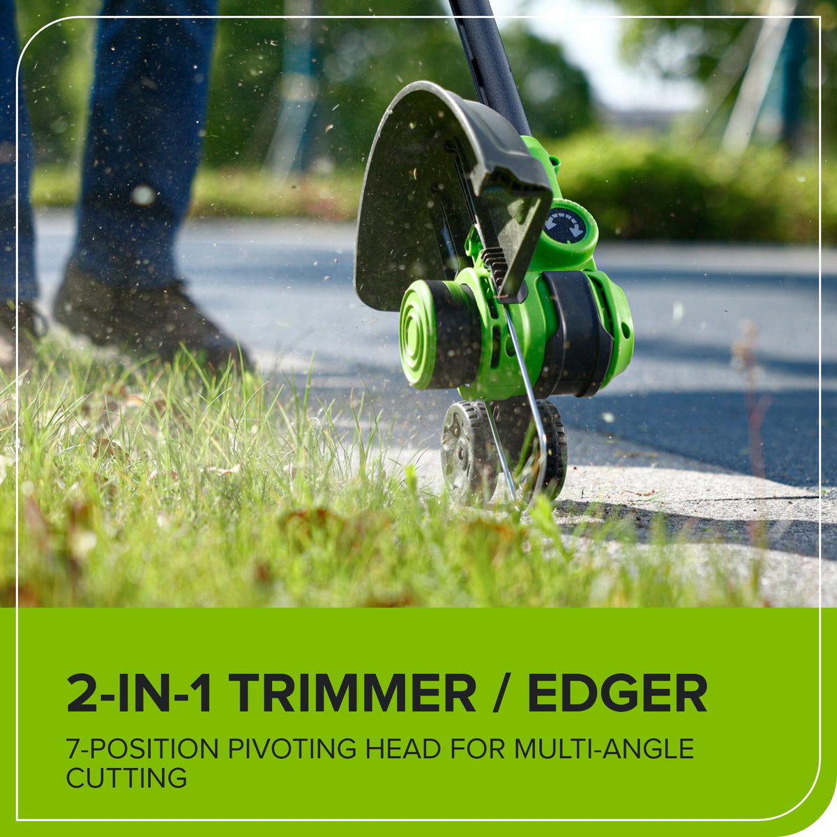 24V 12" Cordless Battery String Trimmer/Edger(Tool Only)