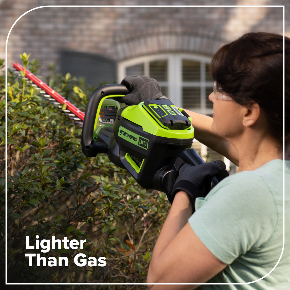 80V 26" Cordless Battery Hedge Trimmer (1.1" cut, 3200 SPM): 2.0 Ah Battery and Charger
