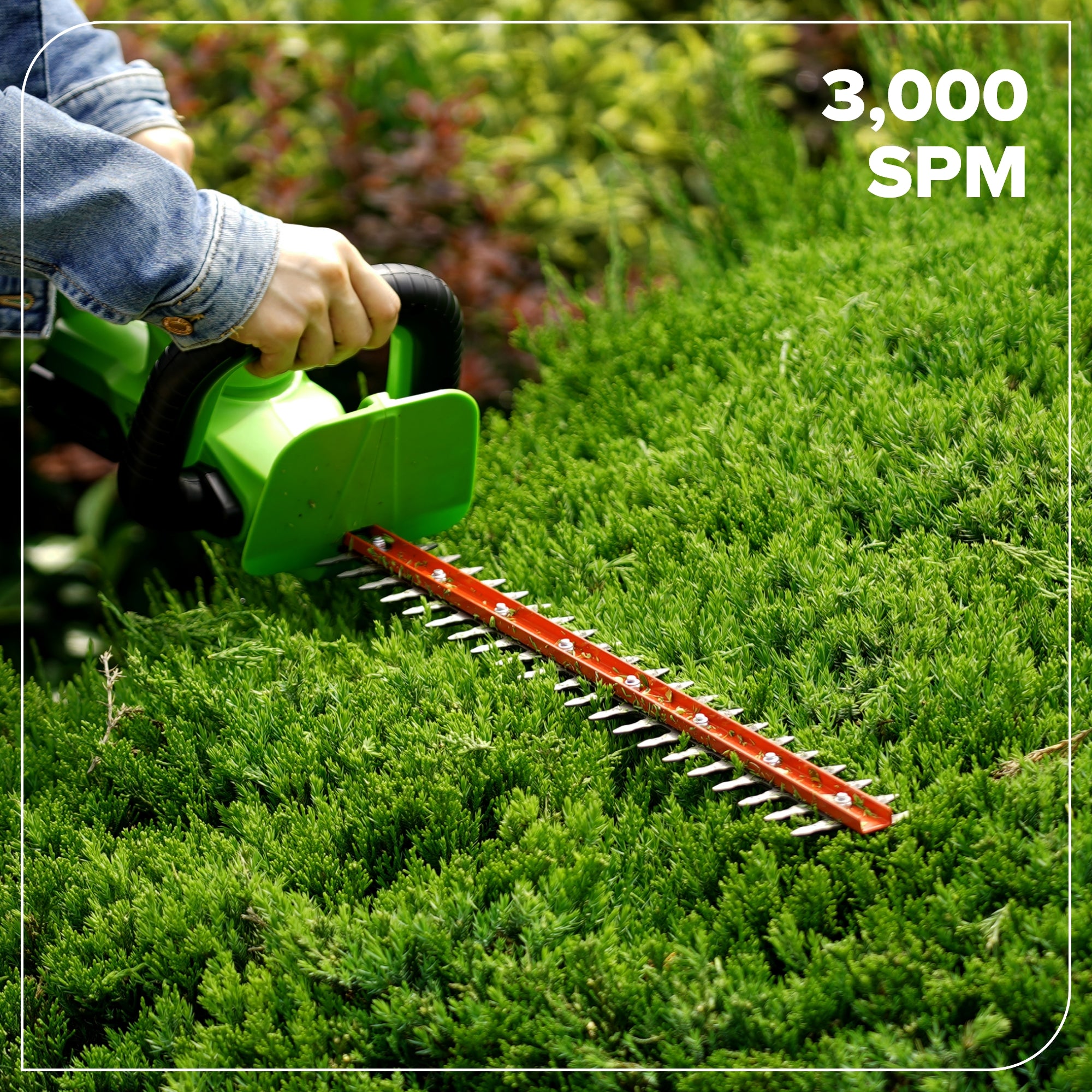24V 22" Cordless Battery Hedge Trimmer 2800 SPM (Tool Only)
