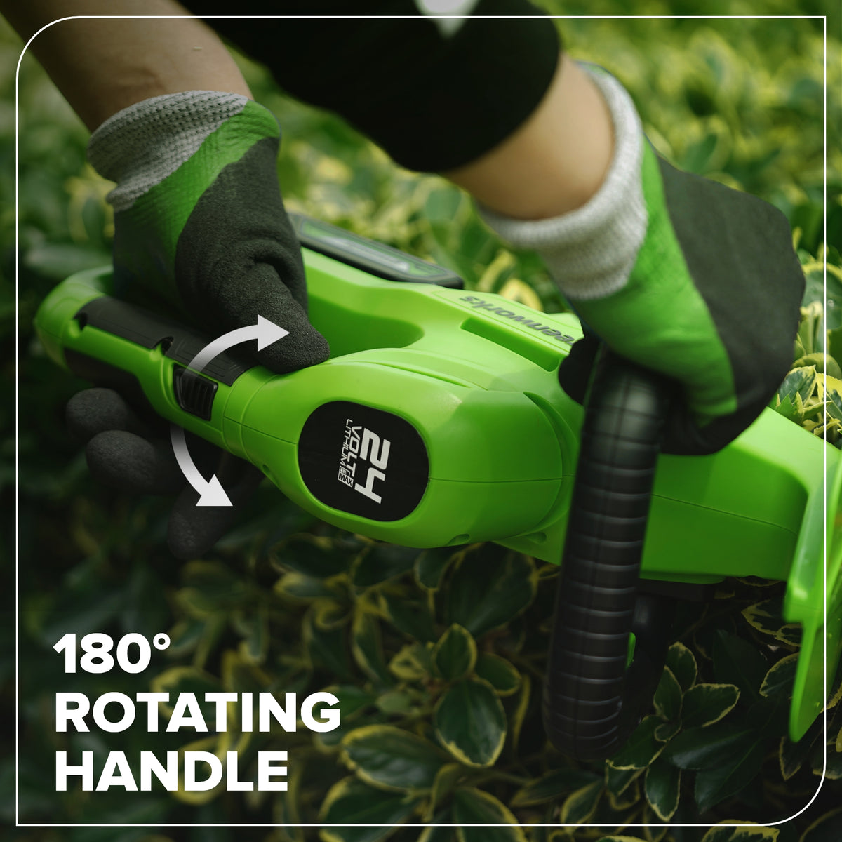 24V 22" Cordless Battery Hedge Trimmer 2800 SPM (Tool Only)
