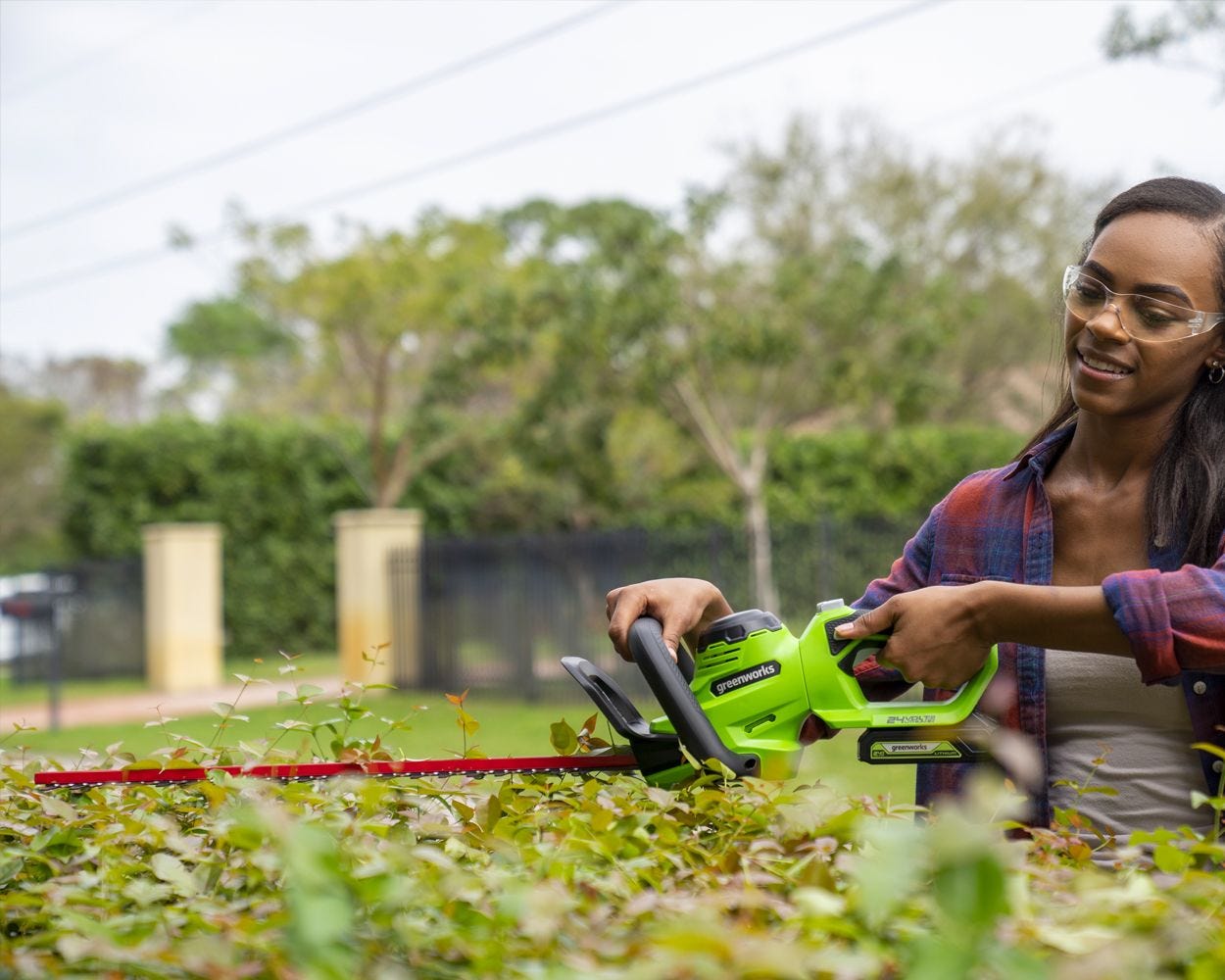 48V (24V x 2) 21" Cordless Battery Self-Propelled Mower 5PC Combo Kit: (2) 5.0Ah Batteries and Chargers