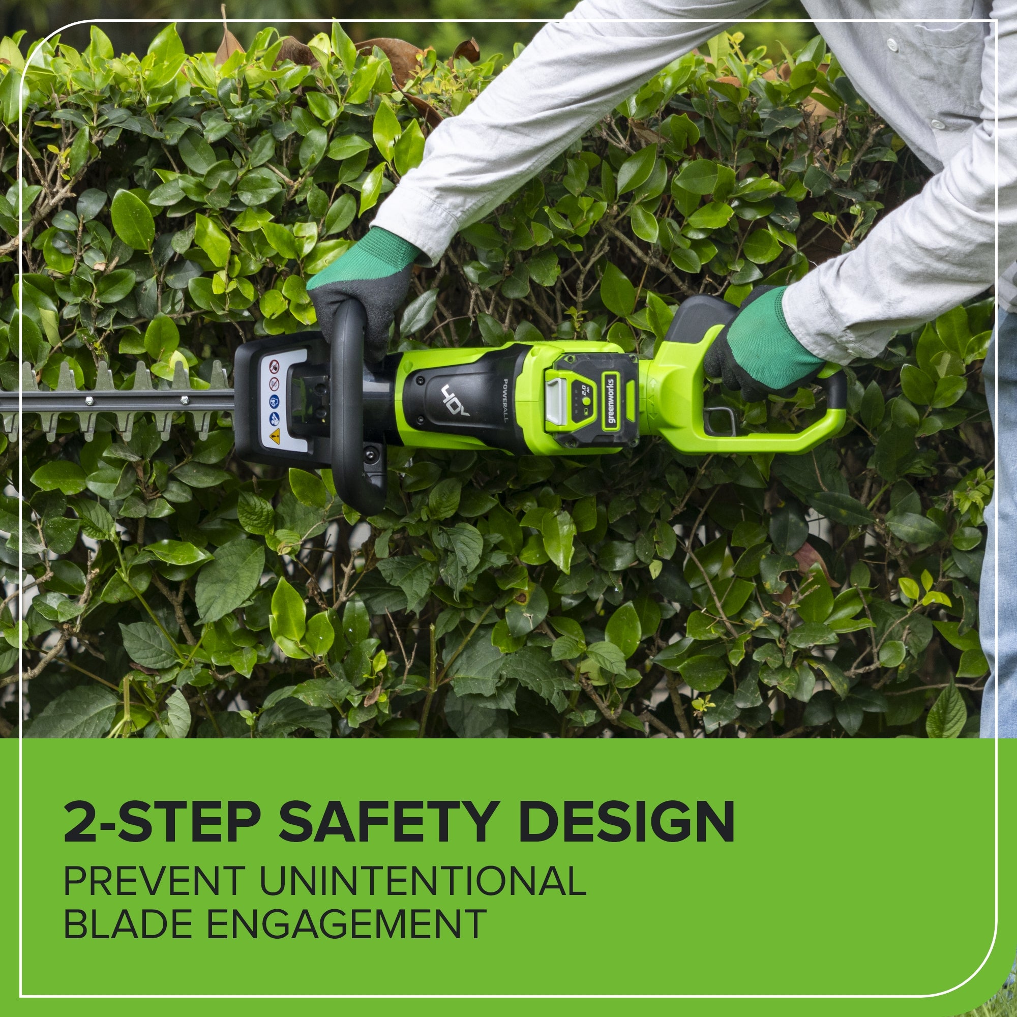 40V 26" Cordless Battery Hedge Trimmer (Tool Only)