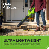 40V 15" Cordless Battery String Trimmer/Blower Combo Kit: 2.5 Ah Battery and Charger