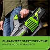 80V 25" Cordless Battery Dual Blade Self-Propelled Mower 2PC Combo Kit, (1) 4.0 Ah Battery and (1) Rapid Charger