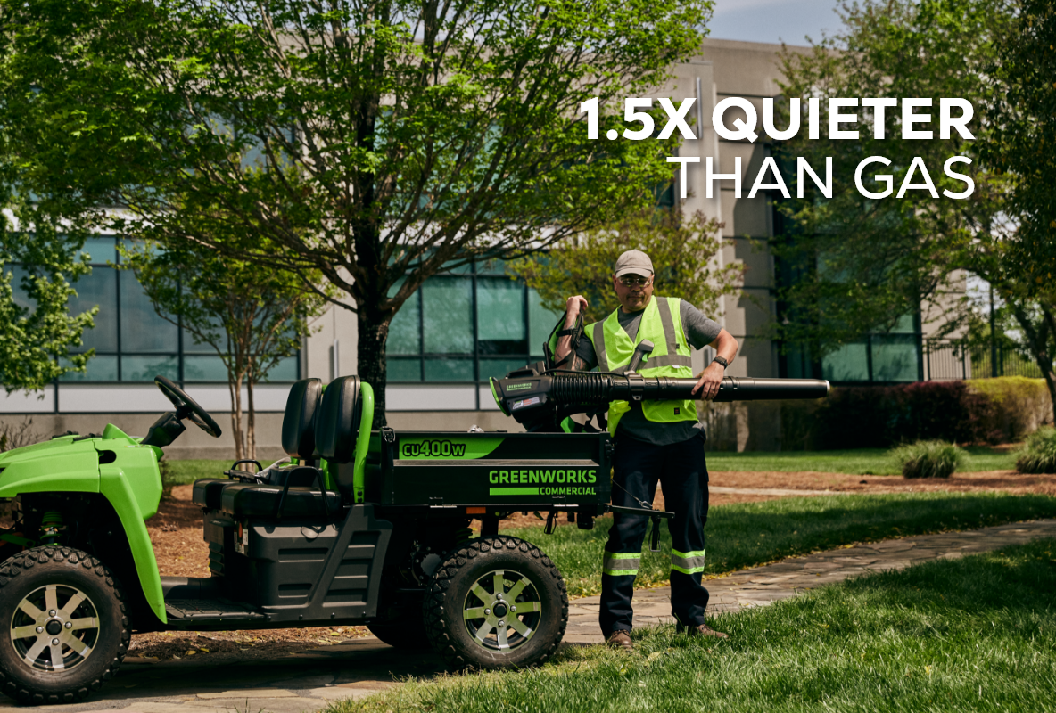 82V 690 CFM Dual-Port Backpack Blower: (2) 5.0 Ah Batteries and Dual-Port Charger