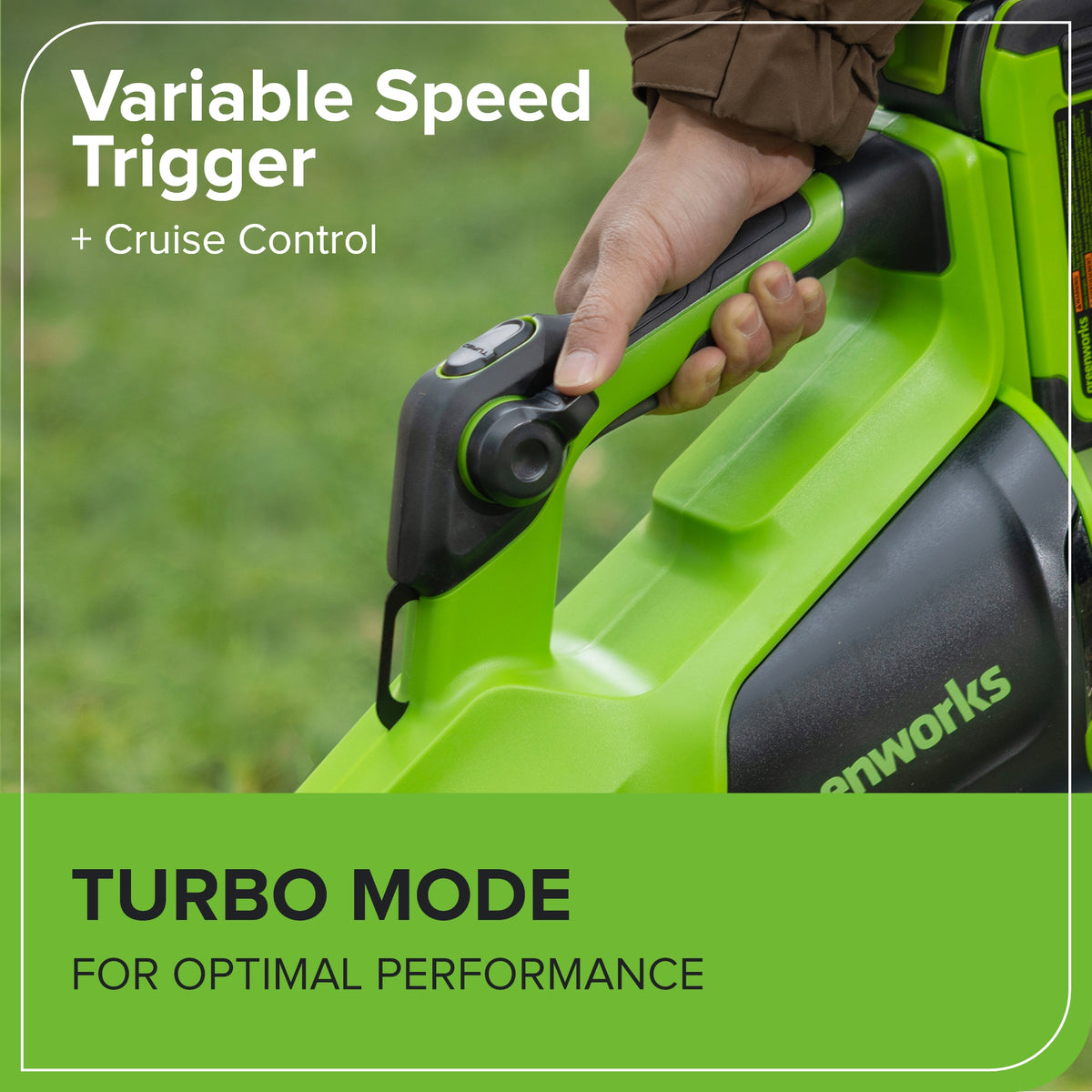 40V 730 CFM Cordless Battery Leaf Blower: 5.0 Ah Battery and 5A Charger