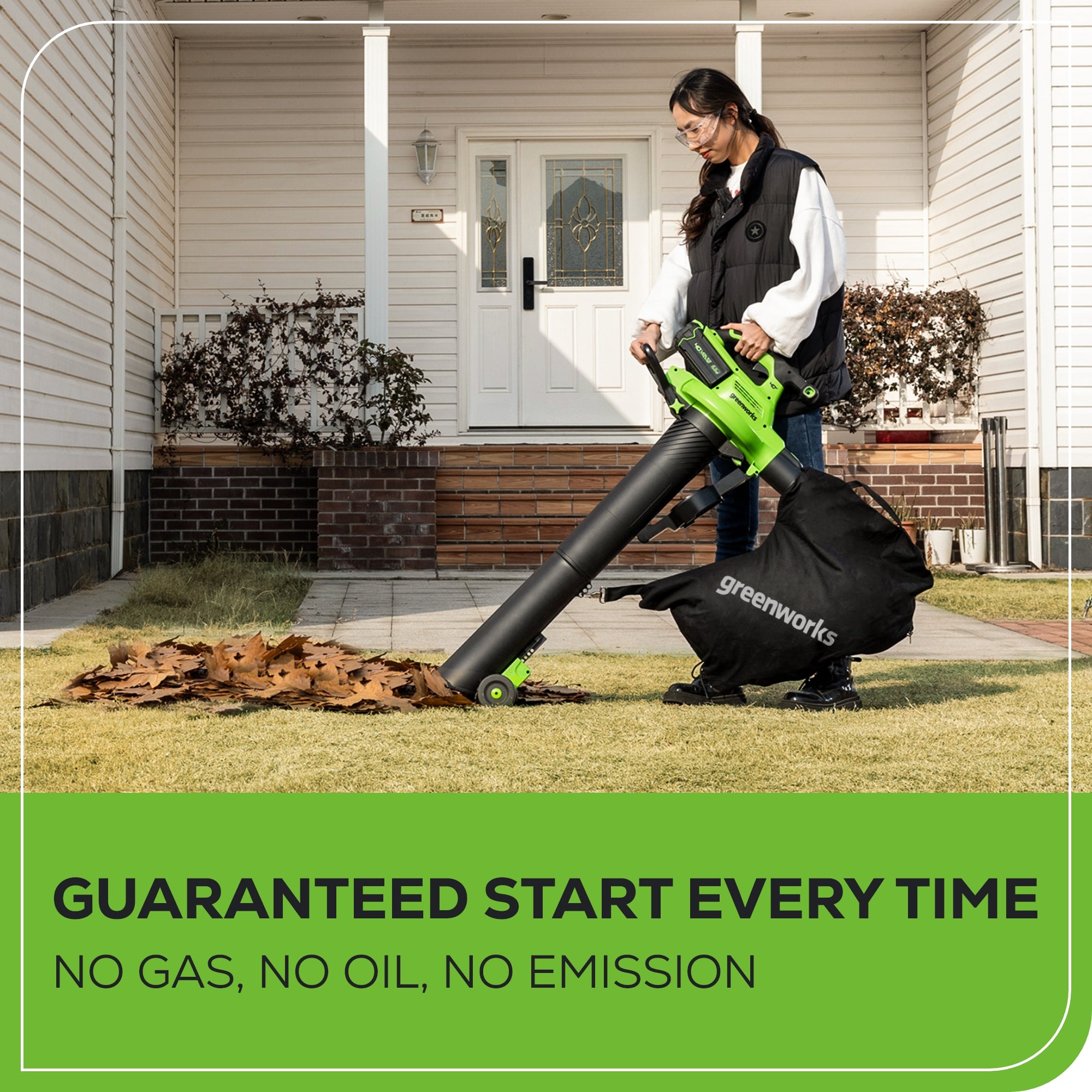 40V 505 CFM Cordless Battery Leaf Blower/Vacuum: 5.0 Ah Battery and Charger