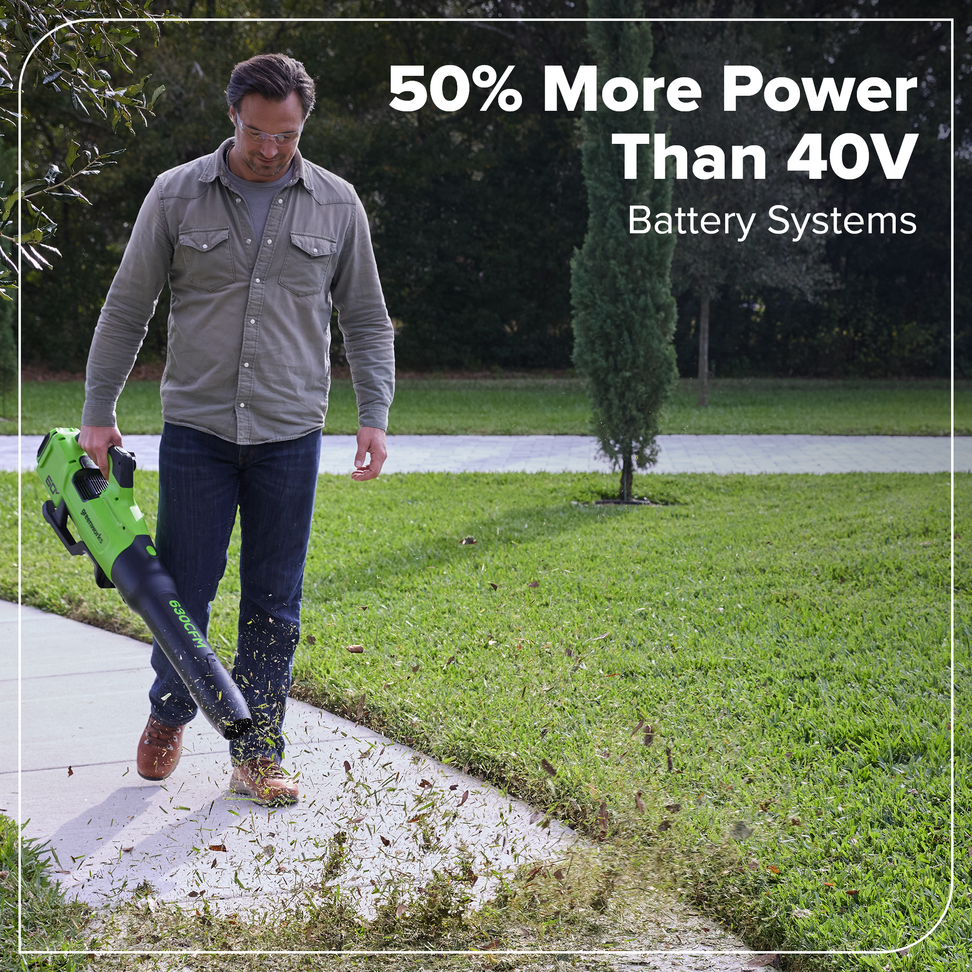 60V 630CFM Cordless Battery Blower (Tool Only)