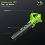 40V 13" Gen 2 String Trimmer and 350 CFM Cordless Battery Leaf Blower Combo Kit, (3).065" Spools,(1)2.0 Ah Battery and Charger