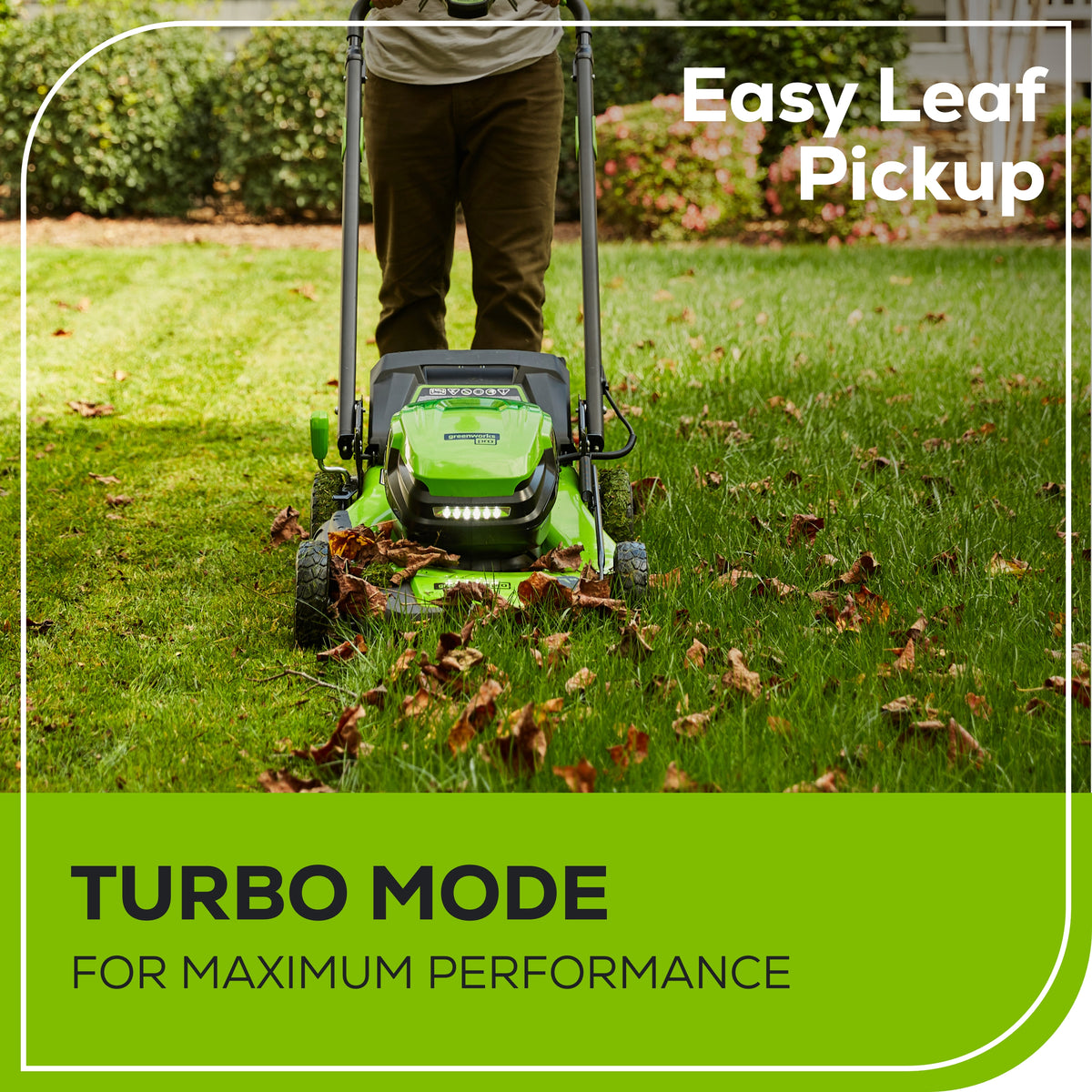 OPEN BOX 80V 21" Cordless Battery 4-in-1 Self-Propelled Lawn Mower: 4.0 Ah: 2.0 Ah Battery and Rapid Charger, LM2118S