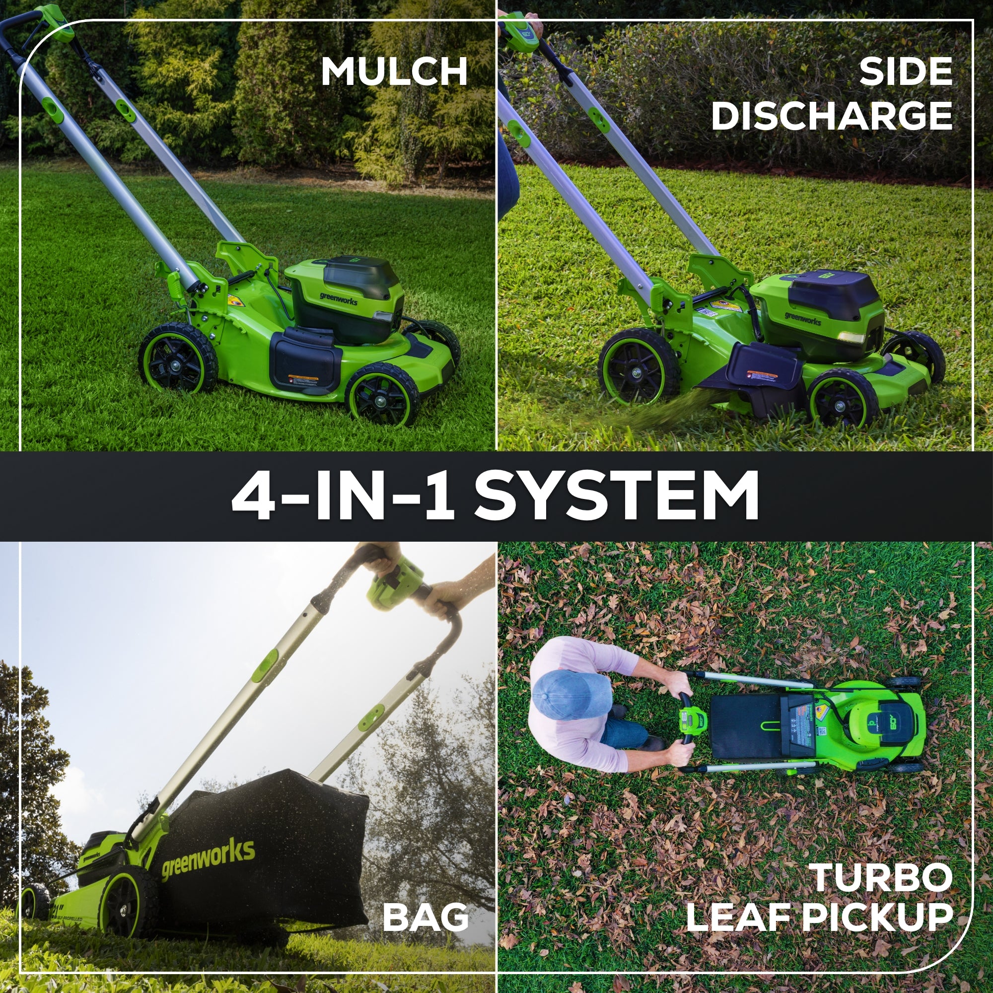 60V 21" Cordless Battery Self-Propelled Mower: (2) 5Ah Battery and 6A Rapid Charger, LM2156S