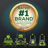 60V 21" Cordless Battery Self-Propelled Mower: (2) 5Ah Battery and 6A Rapid Charger, LM2156S