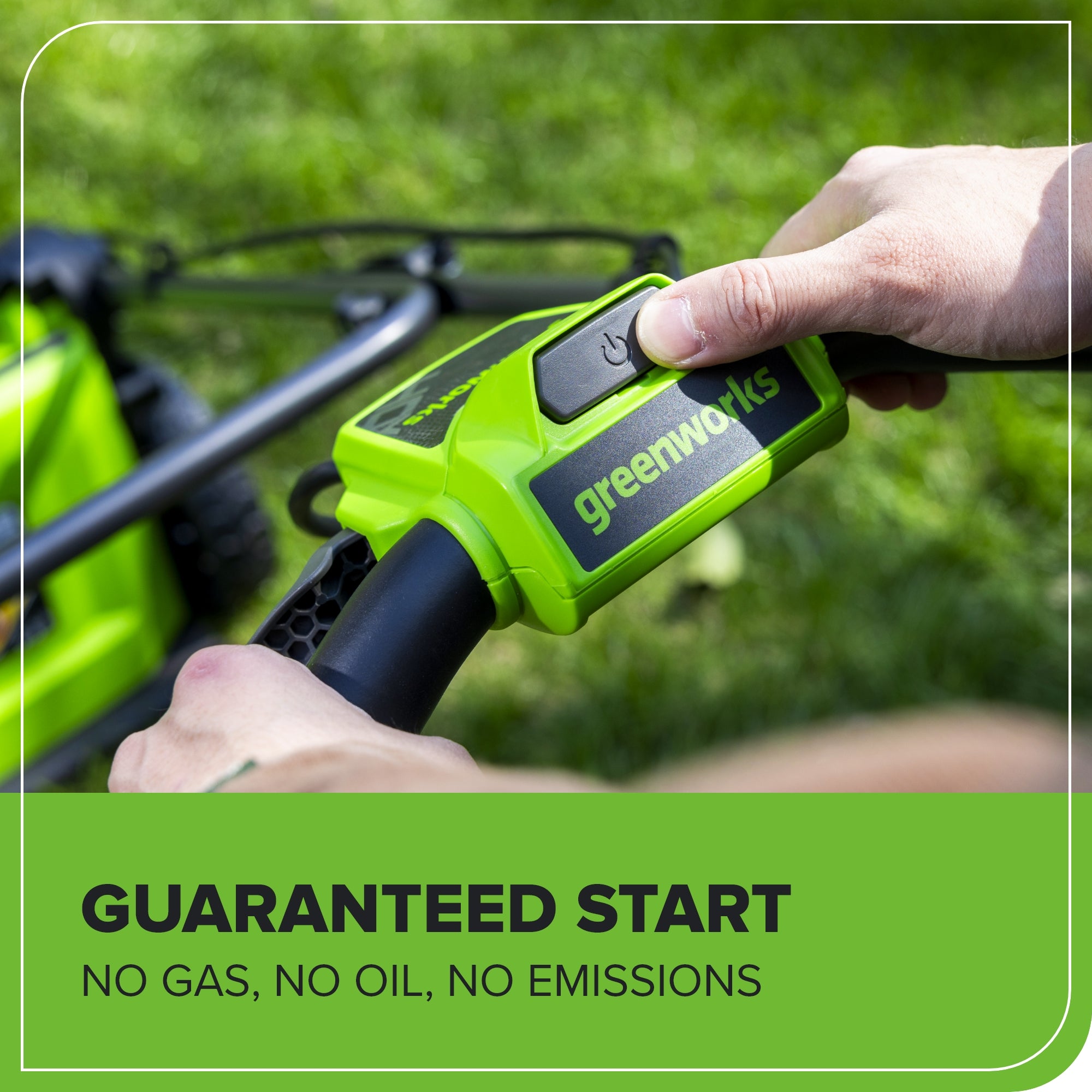 40V 17" Cordless Battery Brushless Push Lawn Mower: 4.0 Ah Battery and Charger, LM1724