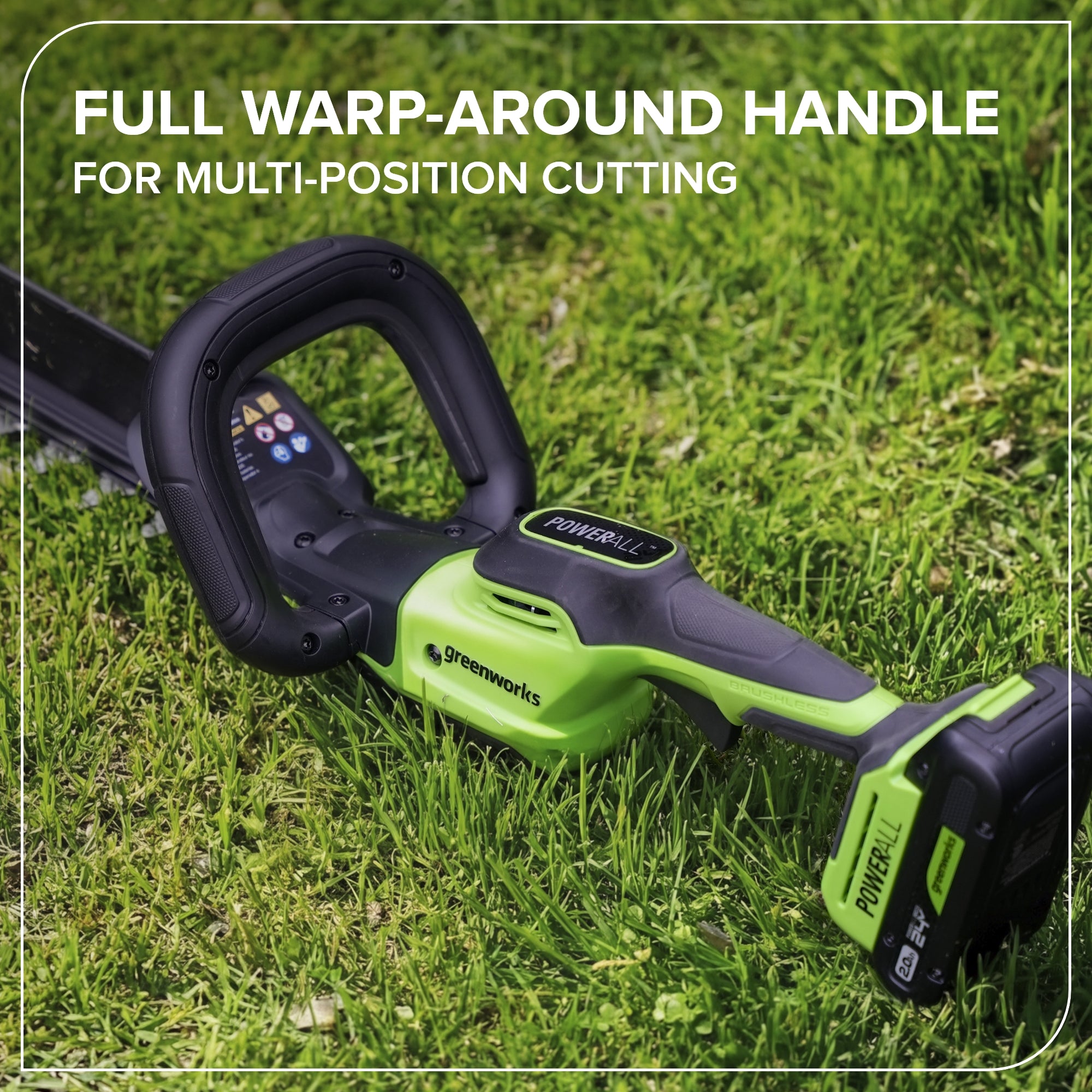 24V 20" Brushless (1.1" Cutting Capacity) Hedge Trimmer (Tool Only)