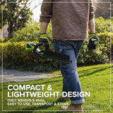 24V 22" Brushless (1.1" Cutting Capacity) Hedge Trimmer: 2.0Ah Battery and 30W Charger