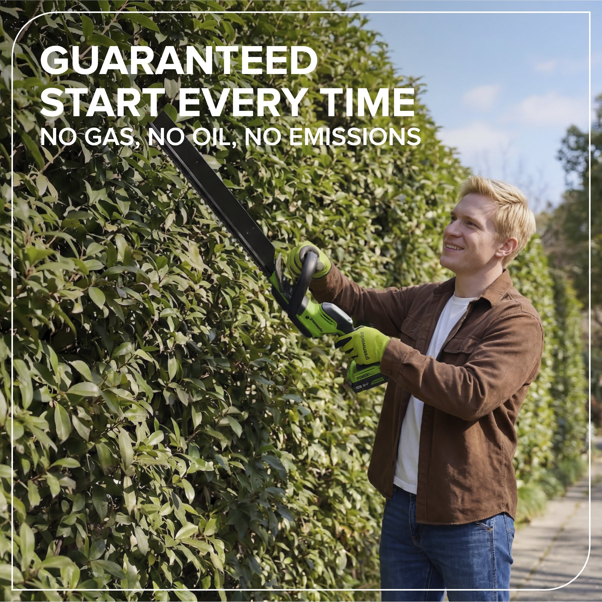 24V 20" Brushless (1.1" Cutting Capacity) Hedge Trimmer (Tool Only)