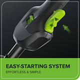 80V 12" Cordless Battery LED Snow Shovel, Directional Vanes (Tool Only)