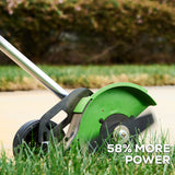 82V 8" Cordless Battery Edger: 4.0 Ah Battery and Dual-Port Charger
