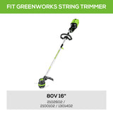 .080" Bump Feed Dual Line Replacement String Trimmer Spool