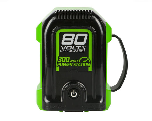 80V Cordless Battery 300 Watt Power Inverter, 2Ah Battery and Charger
